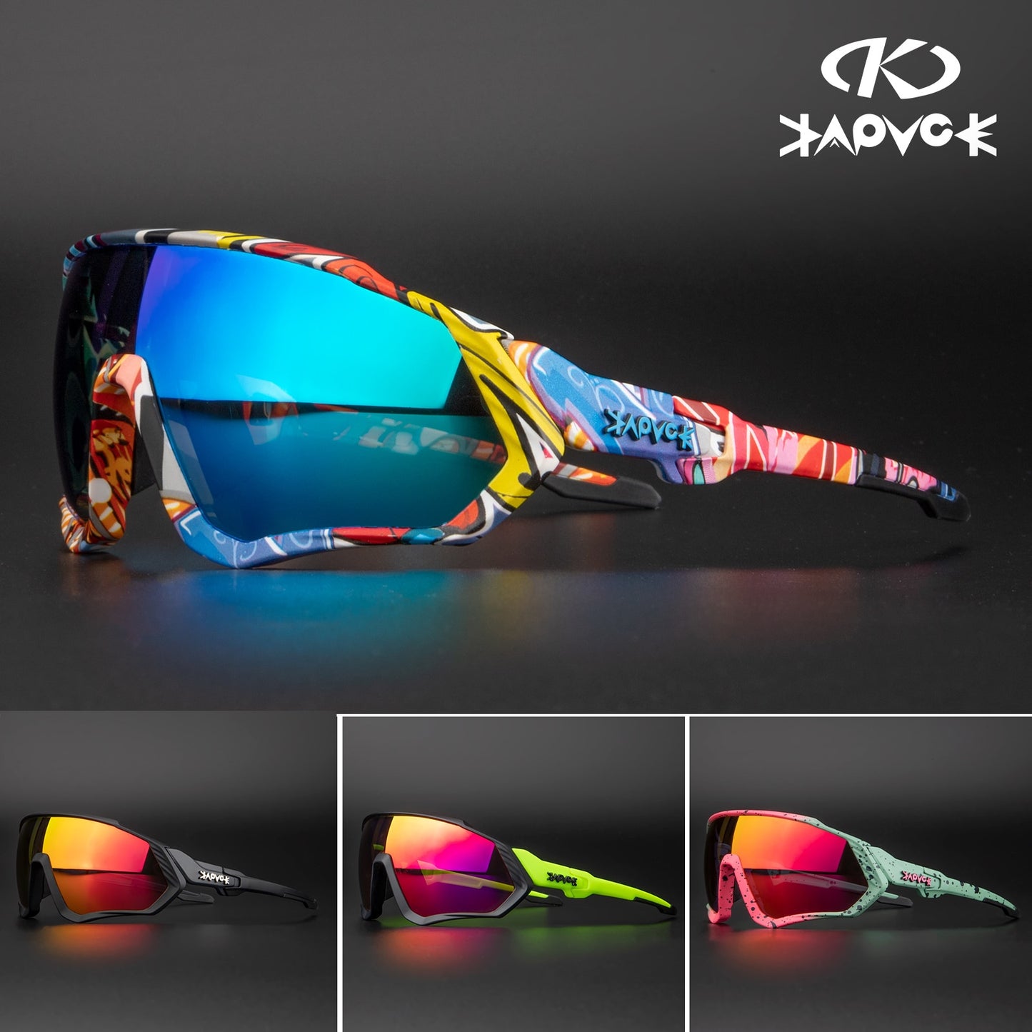 Kapvoe Polarized Cycling Sunglasses