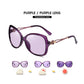 Vintage Big Photochromic Polarized Lady Sunglasses