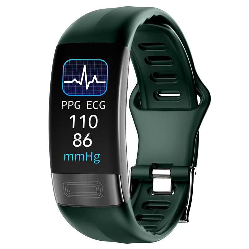 UGUMO P11 Plus Smart Watch With Body Temperature | Heart Rate | Blood Pressure Monitoring - ECG | PPG Smart Wristband | Bracelet