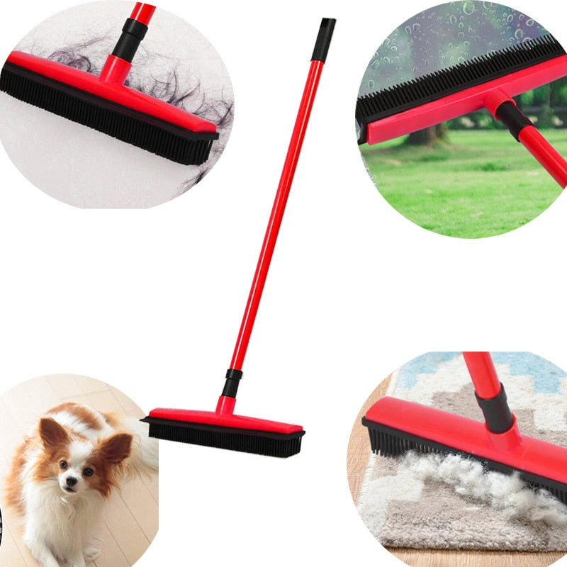 Pet Hair Lint Removal Squeegee Broom