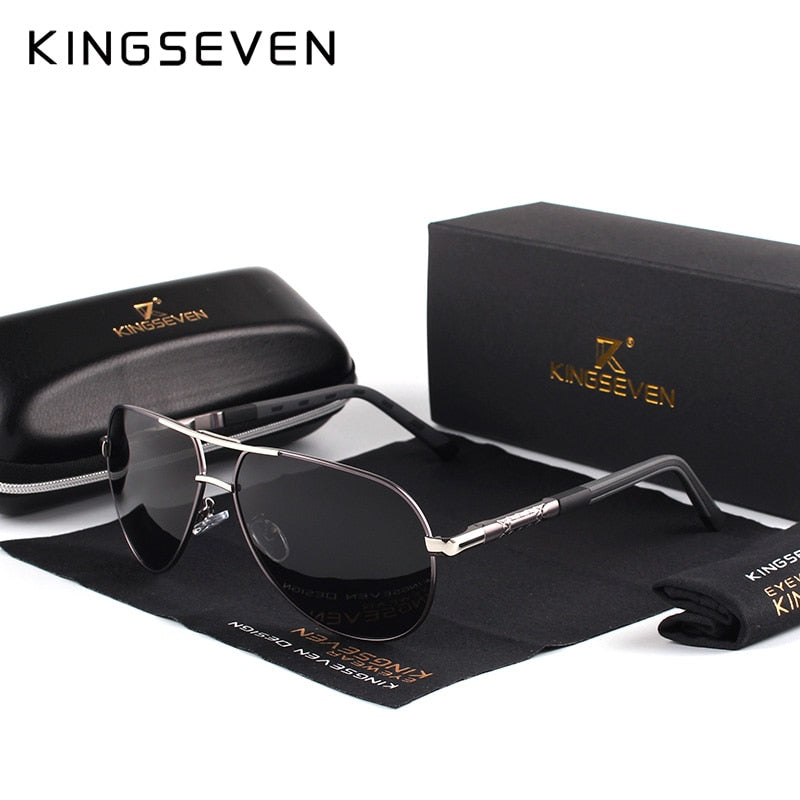 KINGSEVEN Aluminum Magnesium Polarized  Sunglasses - UV400 Protection