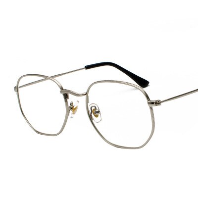 Hexagon Metal Frame Sunglasses For Women