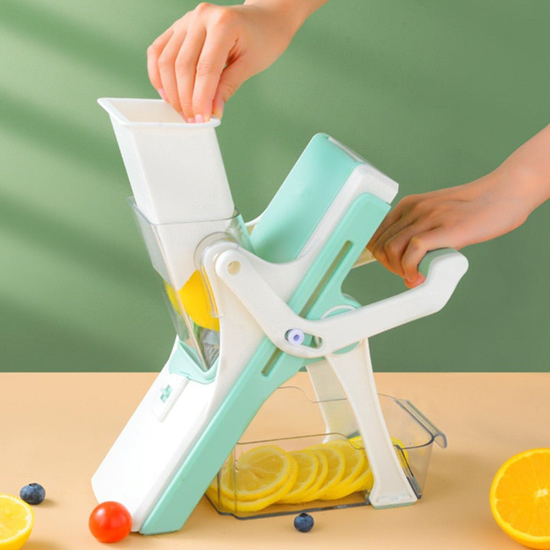 ChopEase 5 in 1 Safe Vegetable Cutter Mandoline Slicer | Chopper