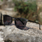 Photochromic Wood Grain Frame Prescription Myopia Sunglasses