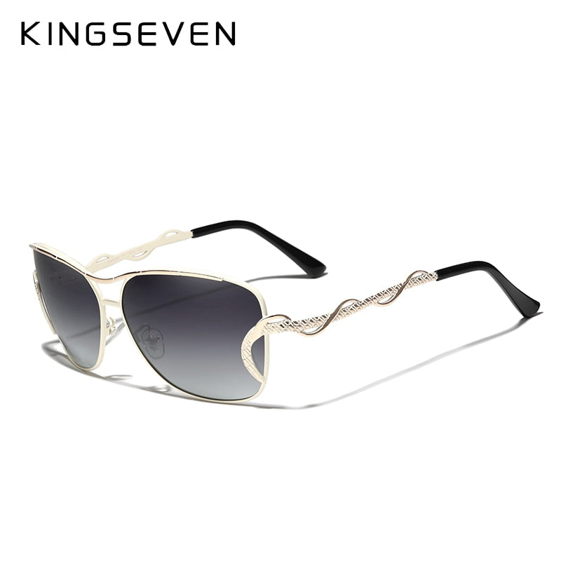 KINGSEVEN Brand Fashion  Gradient Polarized Women Sunglasses - UV400 Protection