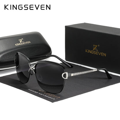 KINGSEVEN  Elegant Gradient Polarized Sunglasses For Women - UV400 Protection
