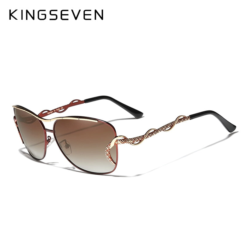 KINGSEVEN Brand Fashion  Gradient Polarized Women Sunglasses - UV400 Protection