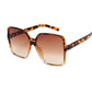Black Square Oversized Sunglasses For Women