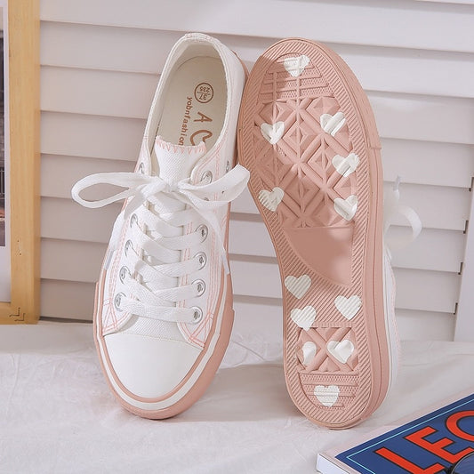 Azazel | Canvas Breathable Casual Lovely Flat Sneakers