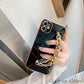 Luxury Plating Glossy Metal Coin Bracelet Chain Soft Case For iPhone