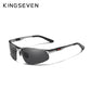 KINGSEVEN Driving Series Aluminum Polarized Blue Mirror Lens Sunglasses For Men & Women