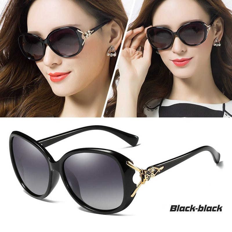 CoolPandas Brand Fashion Ladies Oversized Polarized Sunglasses
