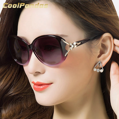 CoolPandas Brand Fashion Ladies Oversized Polarized Sunglasses