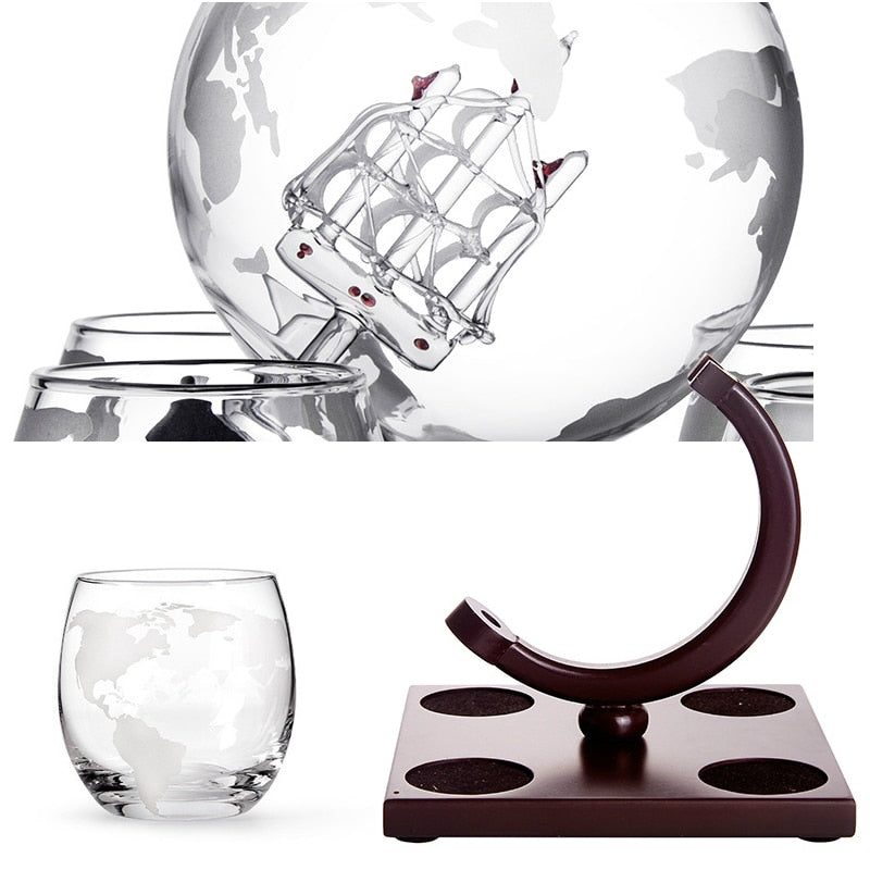 Fermundy Elegant Whisky Decanter Set