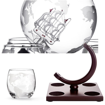 Fermundy Elegant Whisky Decanter Set