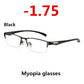 Photochromic Half Rim Myopia Prescription Sunglasses