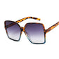 Black Square Oversized Sunglasses For Women