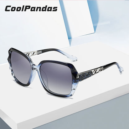 CoolPandas Brand Luxury Design Oversized Fashion Polarized Sunglasses For Women