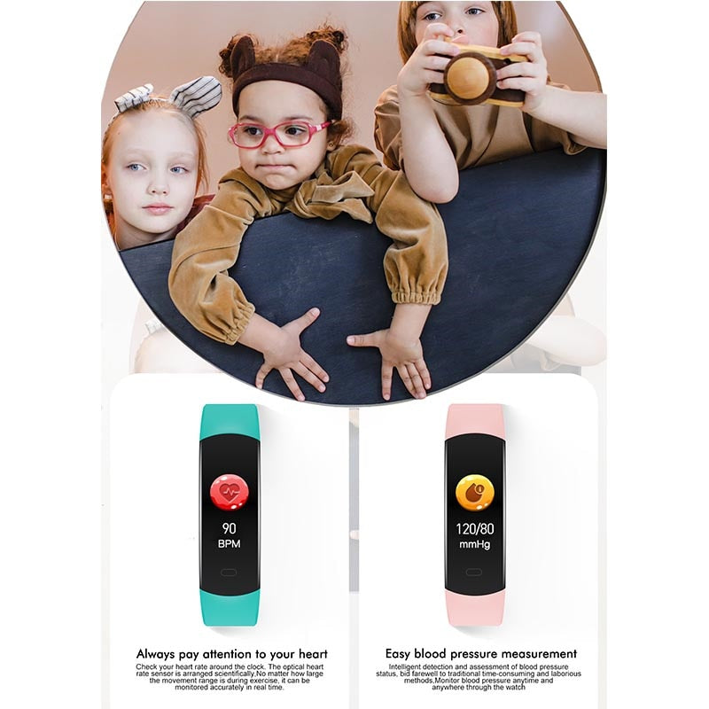 UGUMO Children's  Smart Watch Fitness Bracelet With Body Temperature | Heart Rate | Blood Pressure Monitoring