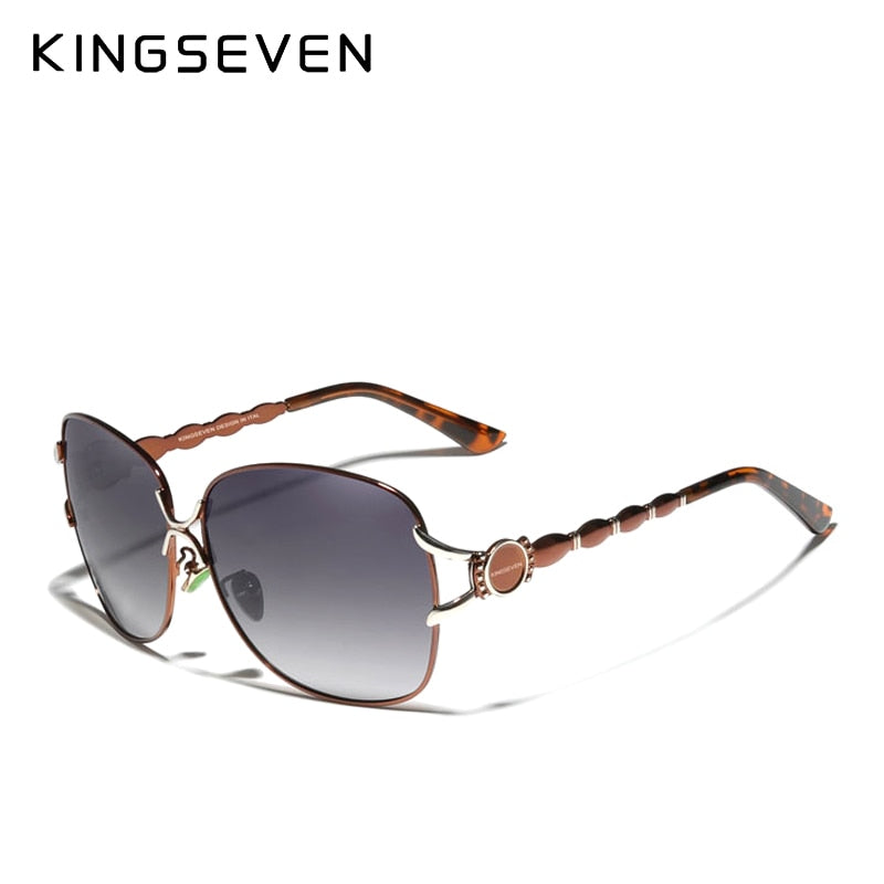 KINGSEVEN Luxury Brand Design Elegant Style Polarized Sunglasses For Women - UV400 Gradient Lens