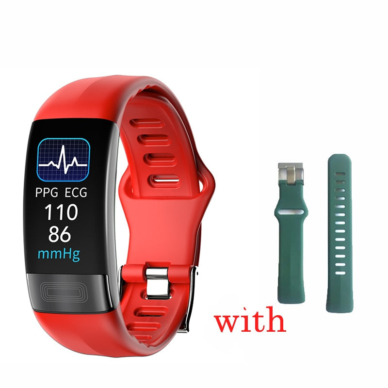 UGUMO P11 Plus Smart Watch With Body Temperature | Heart Rate | Blood Pressure Monitoring - ECG | PPG Smart Wristband | Bracelet