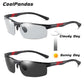 Top Aluminum Magnesium Frame Photochromic Polarized Sunglasses