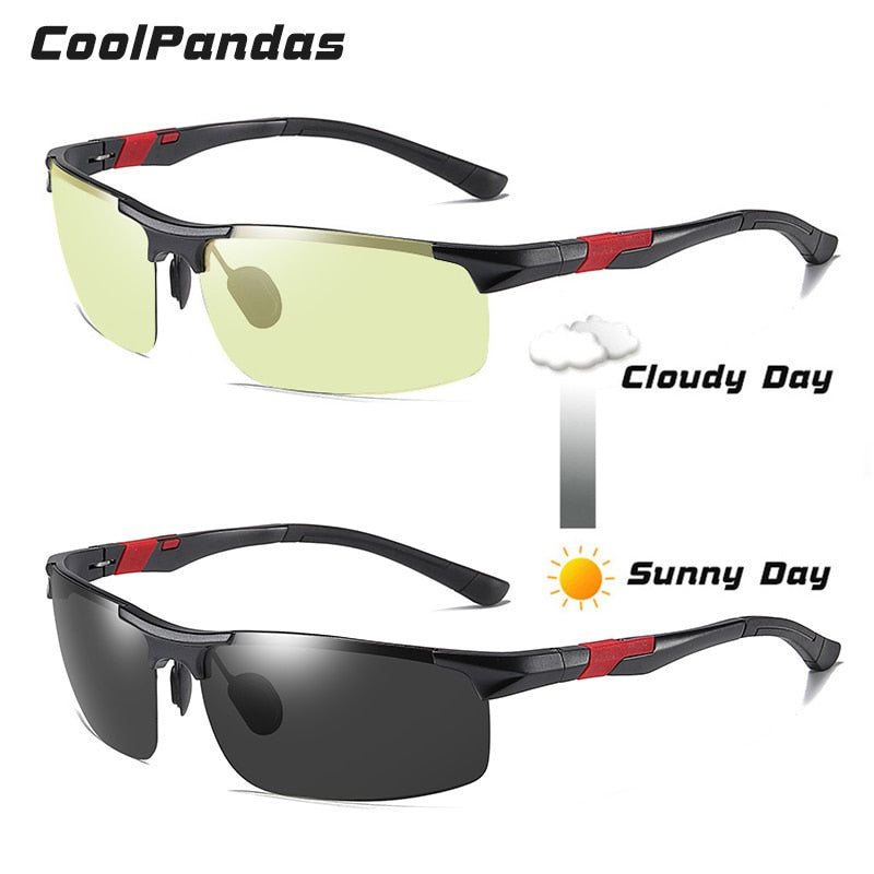 Top Aluminum Magnesium Frame Photochromic Polarized Sunglasses