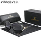 KINGSEVEN Retro Big Frame Luxury HD Polarized Sunglasses For Women