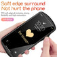 Luxury Cute Oval Heart-shaped Tempered Glass Phone Case For iPhone