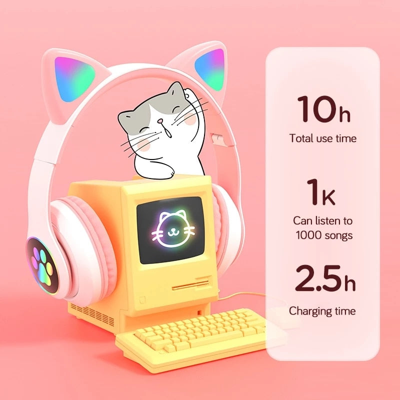 Cat ear headphones