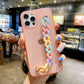 NCKCH Rainbow Chain Bracelet Clear Soft TPU Phone Case For iPhone 13 12 11