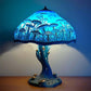 Creative Resin Stained Glass Plant Series Table Lamps