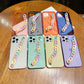 NCKCH Rainbow Chain Bracelet Clear Soft TPU Phone Case For iPhone 13 12 11