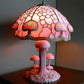 Creative Resin Stained Glass Plant Series Table Lamps