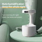 Anti-Gravity Humidifier Levitating Water Drops With Clock