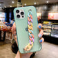 NCKCH Rainbow Chain Bracelet Clear Soft TPU Phone Case For iPhone 13 12 11