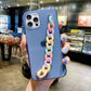 NCKCH Rainbow Chain Bracelet Clear Soft TPU Phone Case For iPhone 13 12 11