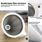 Double Layer Stainless Steel Coffee Filter & Holder