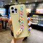NCKCH Rainbow Chain Bracelet Clear Soft TPU Phone Case For iPhone 13 12 11