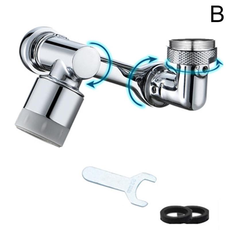 Universal 1080°  Swivel Aerator Multifunction Faucet Extender - Splash Resistant Shower