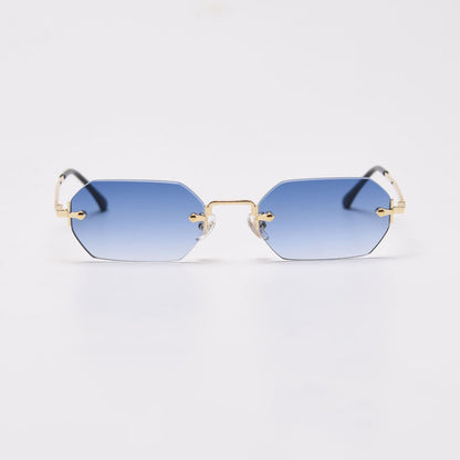 New Fashion Polygonal Frameless Sunglasses Women