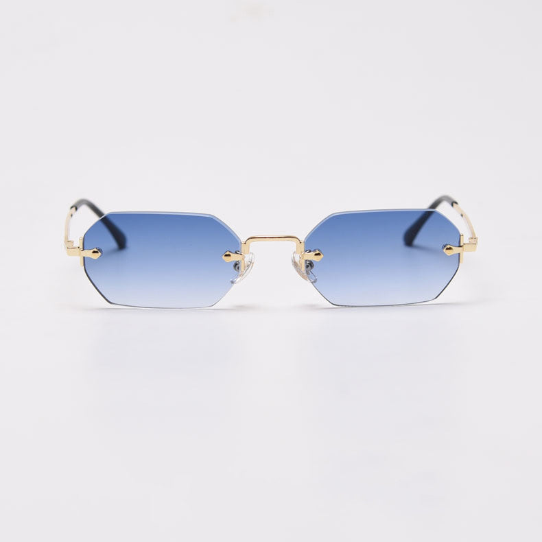 New Fashion Polygonal Frameless Sunglasses Women