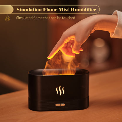 Flame Simulation Aroma Humidifier|Diffuser