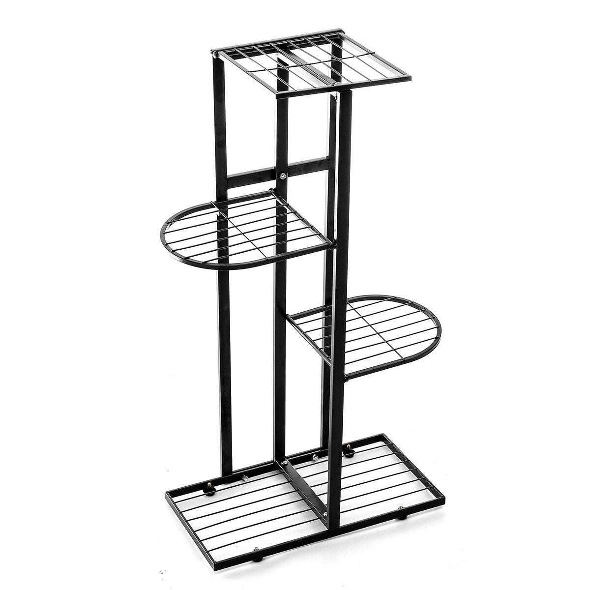 4 Tier Iron Craft Plant Flower Stand Candle Holder Flower Pot Shelf Rack