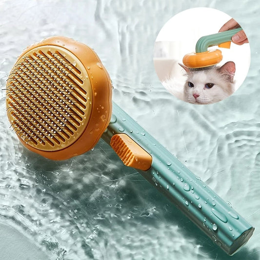 Pumpkin Self Cleaning Comb For Cat