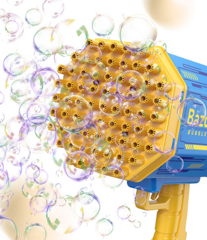 69 Holes Soap Bubbles Machine Gun With Light