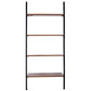 Ladder Shelf 4 Tier Bookshelf Storage Display Shelves Industrial Wood