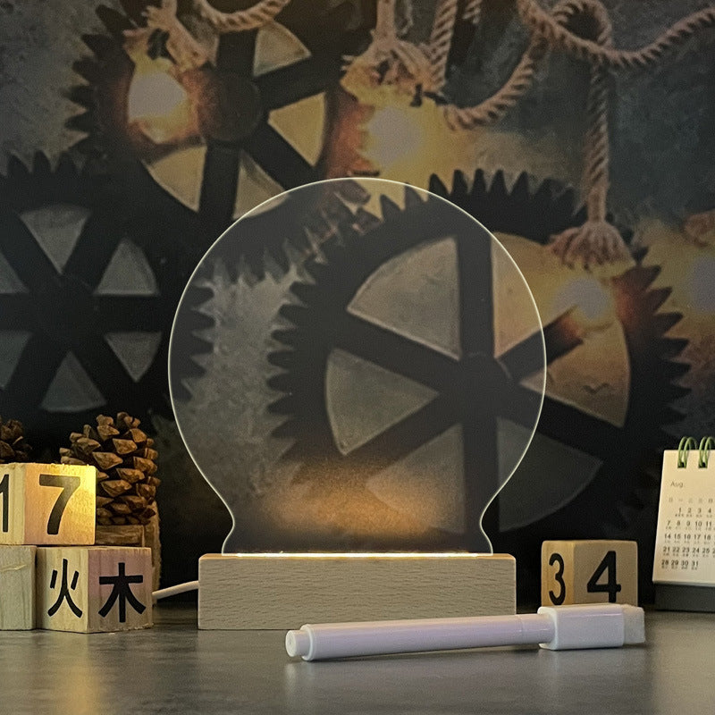 Creative Message Board With Light