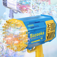 69 Holes Soap Bubbles Machine Gun With Light