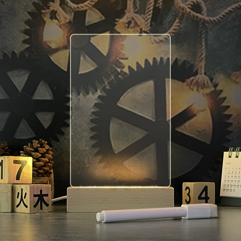 Creative Message Board With Light